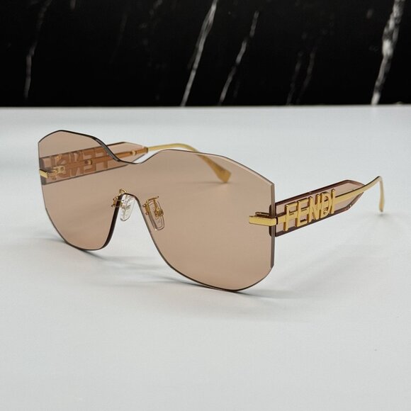 NEW FENDI GOLD PINK WOMEN SUNGLASSES FENDI FE40067U 30S main image 10